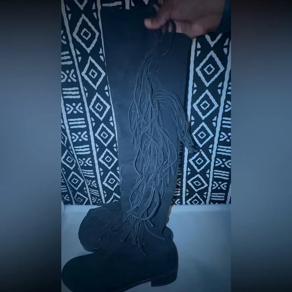 Stuart Weitzman fringe boot size 10 - Picture 1 of 2